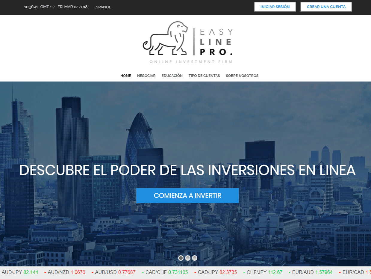 easyline pro espanol sitio web